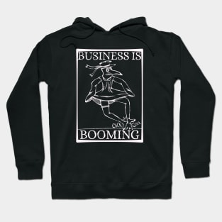 Plague Doctor's Happy - Business is Booming! (Dark Colors Version) Hoodie